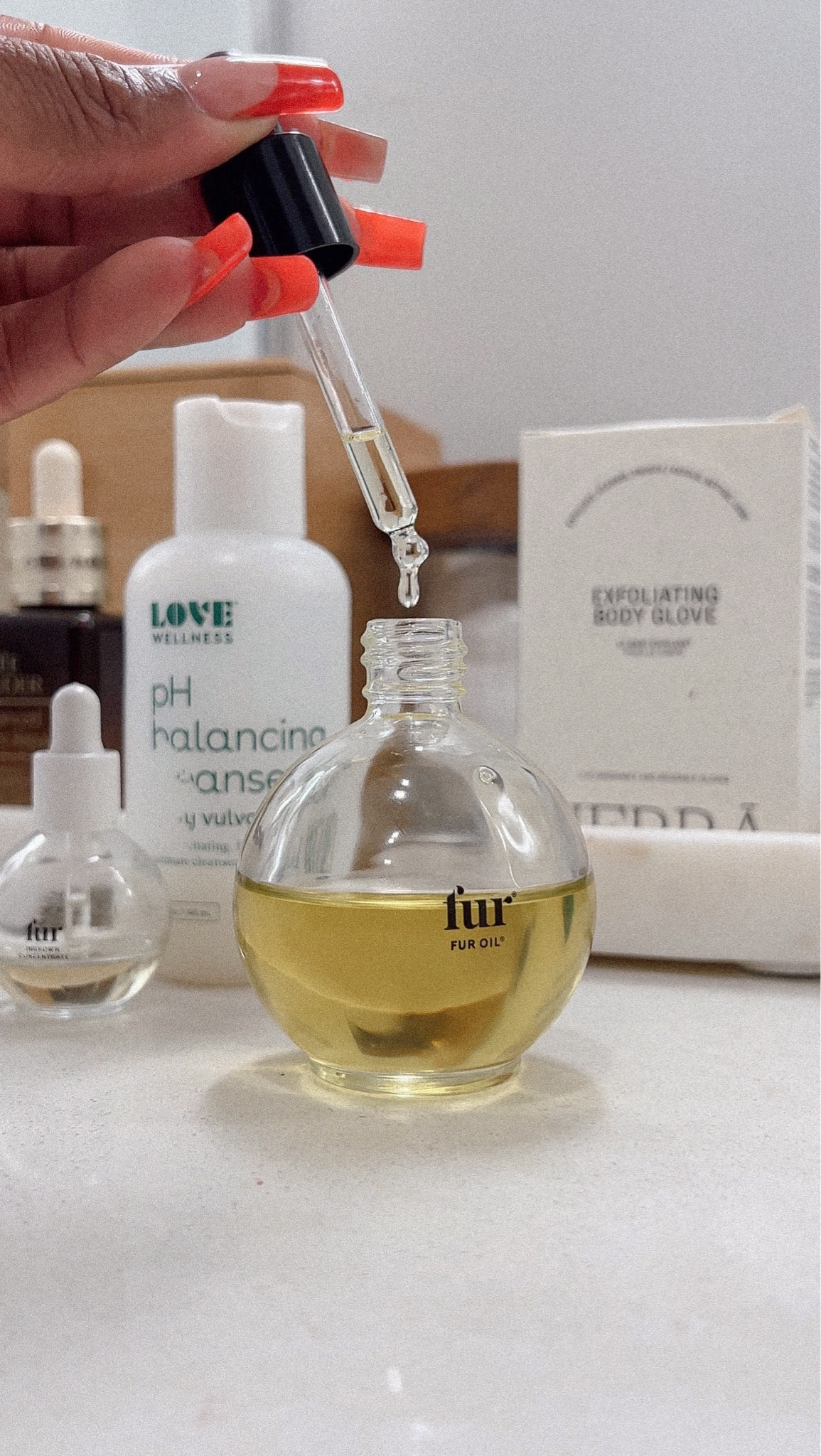 after using a few drops of fur’s ingrown hair concentrate oil, i follow up with the fur oil and massage all through the crevices down there and on my underarms. liquid gold!  

#LTKbeauty
