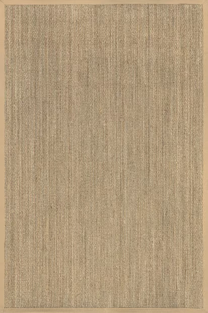 Beige Seagrass with Border 10' x 14' Area Rug | Rugs USA