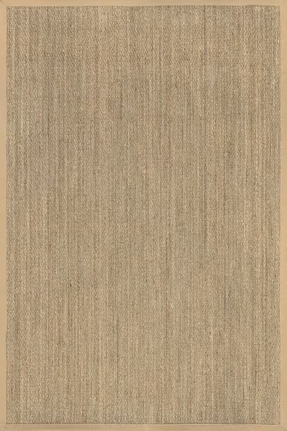 Beige Seagrass with Border 8' x 10' Area Rug | Rugs USA