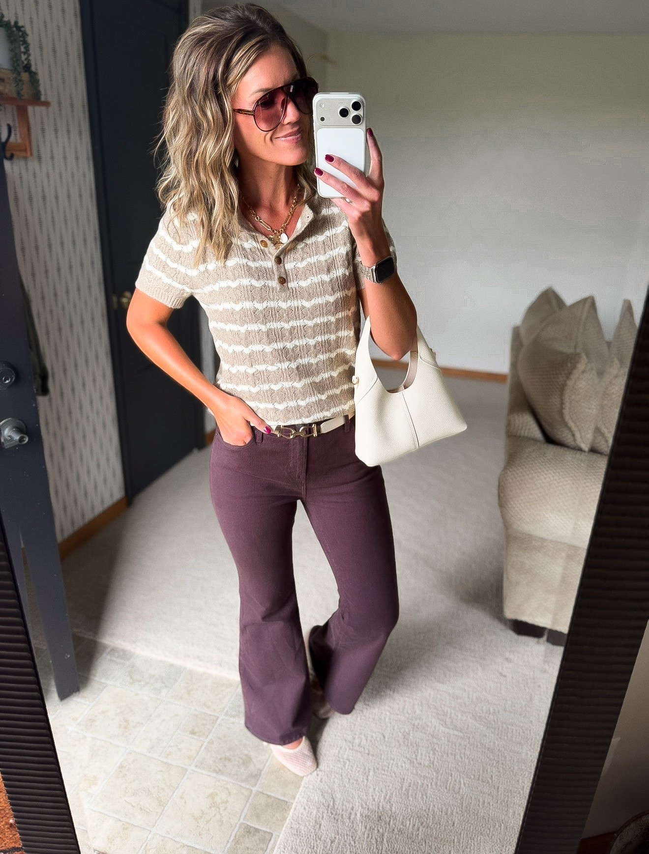 Colored denim…such a fun statement for Fall 🍂 
Jeans/8
Top/ small

#LTKOver40 #LTKSeasonal