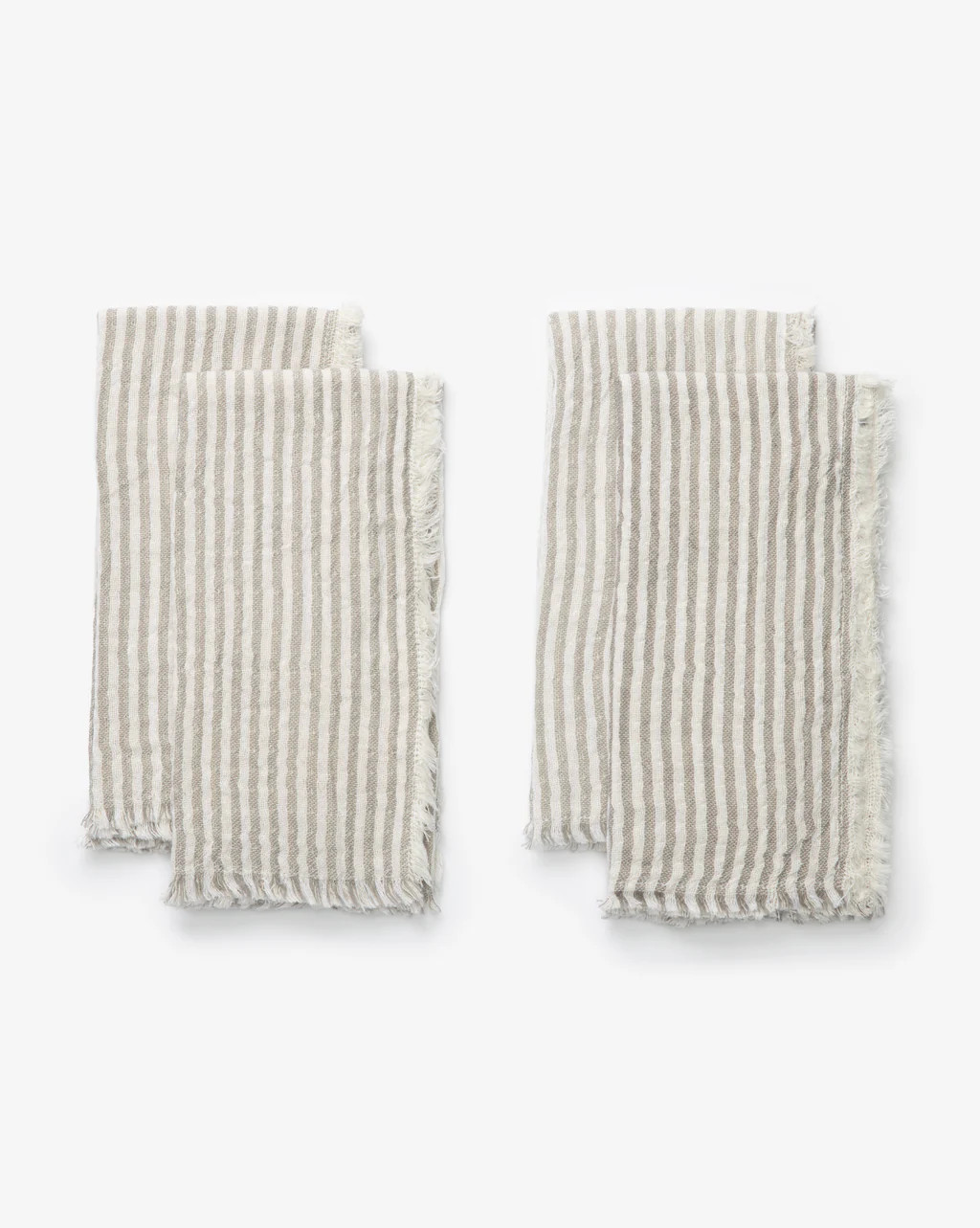Striped Fringe Napkins (Set of 4) | McGee & Co.