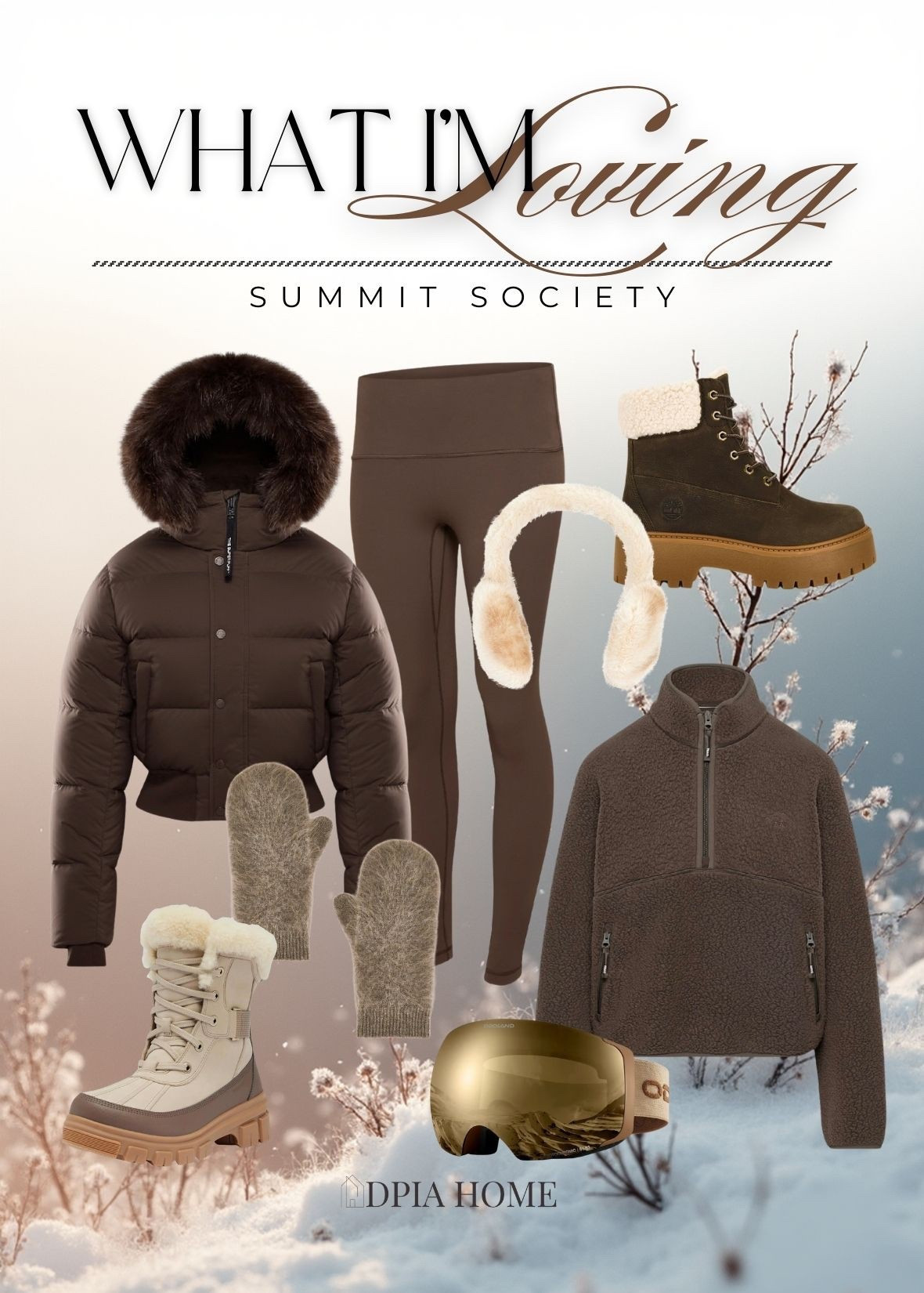 Ski & Snowboard Style 🤎

half-zip pullover | brown leggings | winter boots | fur ear muffs | goggles | puffer coat | jacket | mittens | aspen | park city | resort

#LTKSeasonal #LTKTravel #LTKSaleAlert