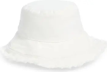 Frayed Canvas Bucket Hat | Nordstrom