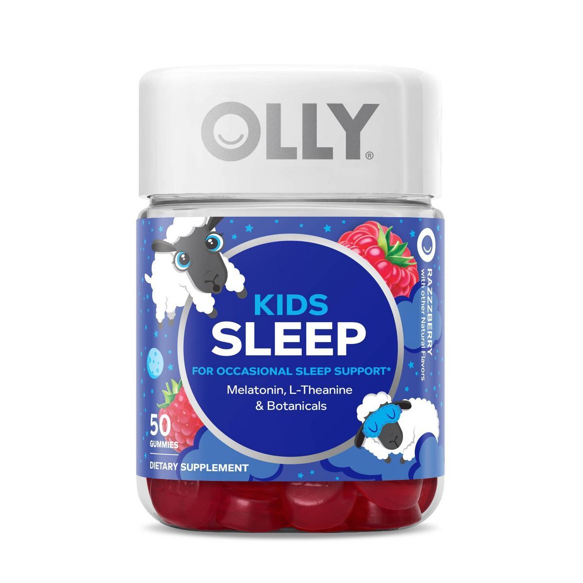 OLLY Kids 0.5 Melatonin Sleep Support Gummies - Raspberry | Target