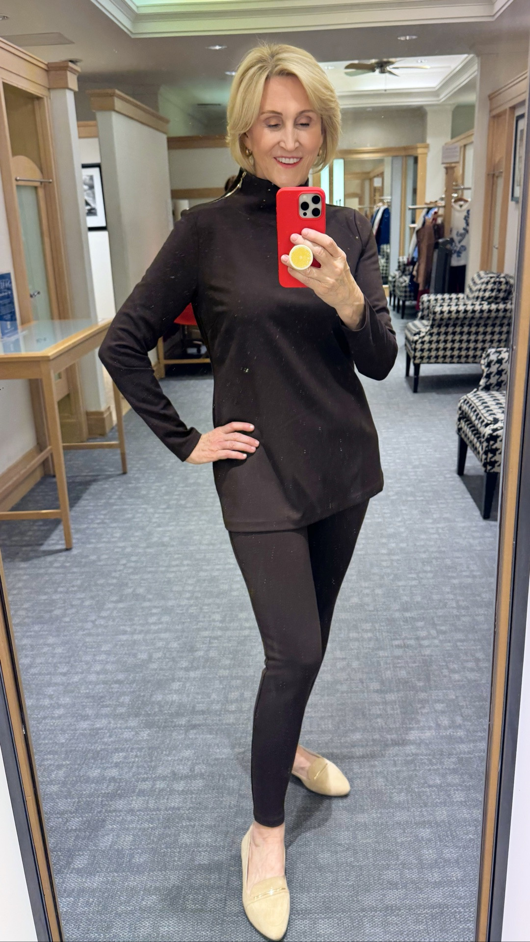 Some days I just want an outfit that feels effortless but still put together 🤍 This long tunic top with the zip detail paired with matching leggings and ballet flats is one of those looks I know I’ll keep reaching for. Comfortable, chic, and perfect for busy days when you still want to feel cute ✨

#LTKSeasonal #LTKootd #LTKOver40