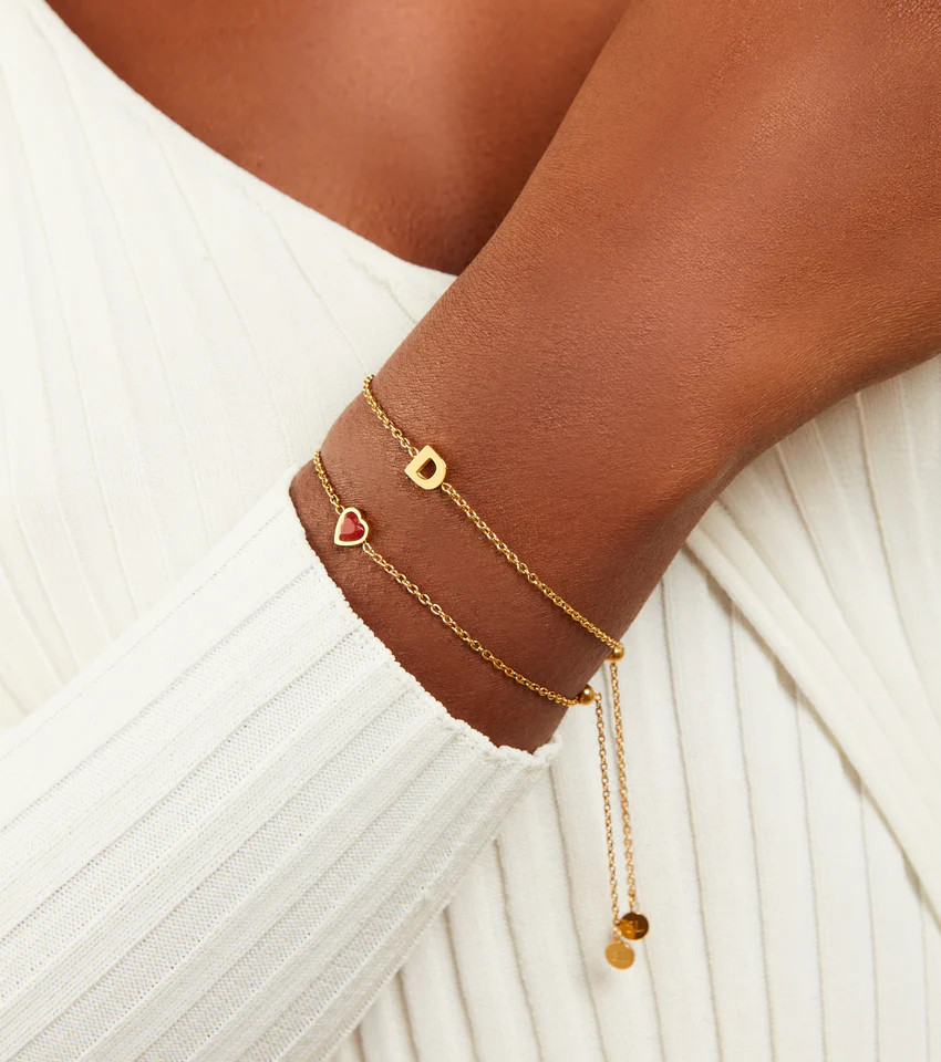 Initial Bracelet (Gold) | Abbott Lyon