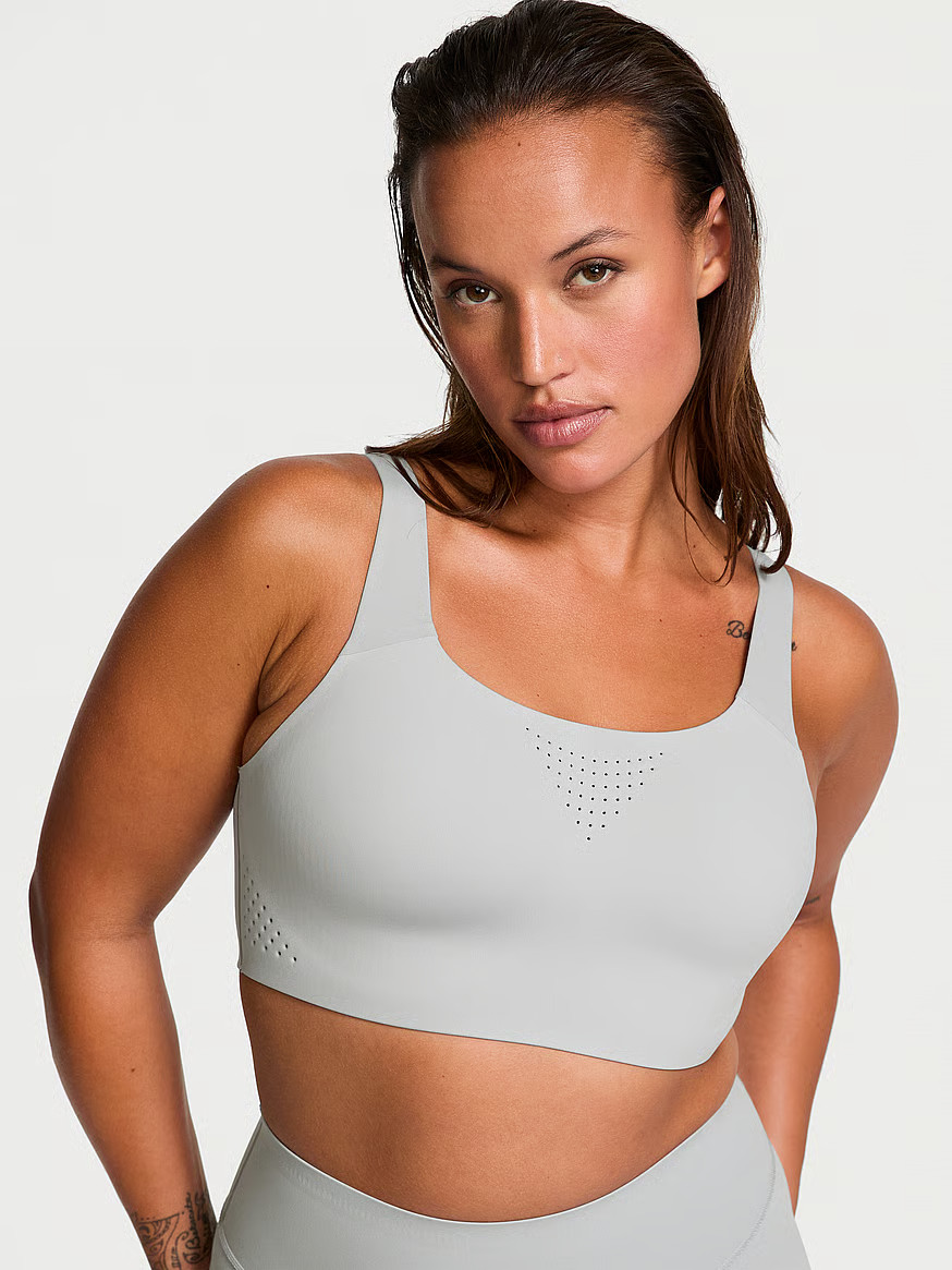 Buy VSX Featherweight Max™ Sports Bra, Sterling - Order Sport Bras online - Victoria's Secret U... | Victoria's Secret (US / CA )