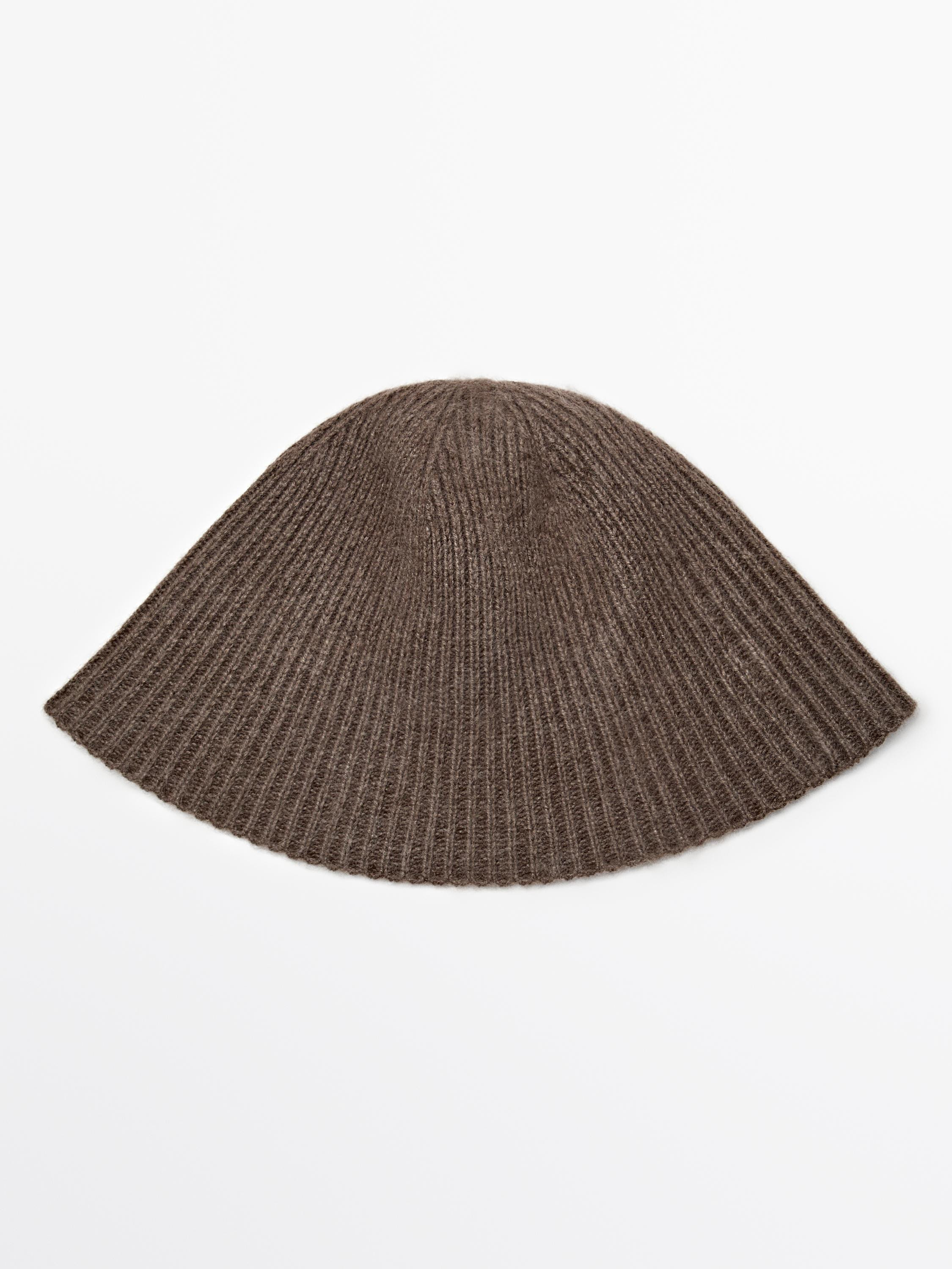 Cashmere blend bucket hat | Massimo Dutti UK