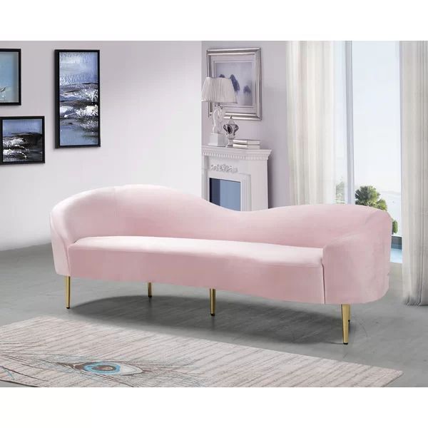 Shurtz 85.5'' Velvet Sofa | Wayfair North America
