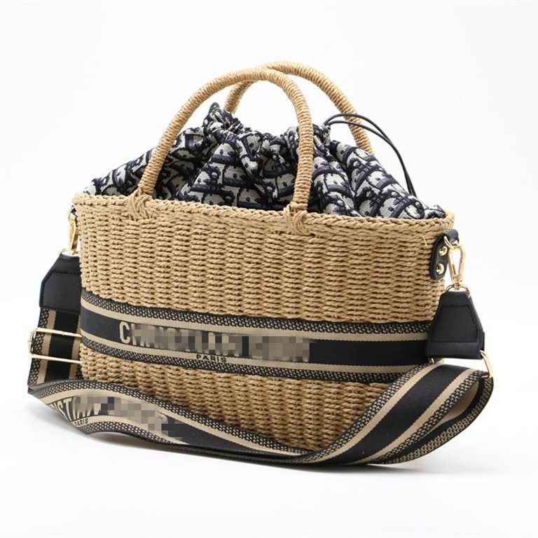 Hand-Woven Straw Handbags,  Large Straw Tote Bag, Walmart fashion | Walmart (US)