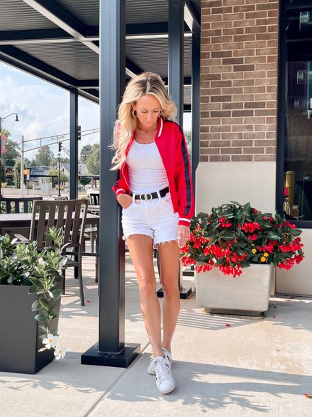Sunday Casuals! 🤍❤️🖤
Love a great casual outfit!
Outfit Details....
Red Satin Bomber Jacket @amazon
White Amazon Essential Tank Top @amazon
White Jean Shorts @express Adidas Grand Court Sneakers
Follow for more outfit and style inspo!
bomber jacket, satin jacket, casual, casual style, casual outfit, fashion, fashion style, ootd, ootd fashion, ootd inspiration, fashion inspiration, fashionover40 ,fashionover30, amazonfashion, amazon finds, affordable fashion, Itkunder50, summer fashion, summer outfit

#LTKover40 #LTKFind #LTKunder50