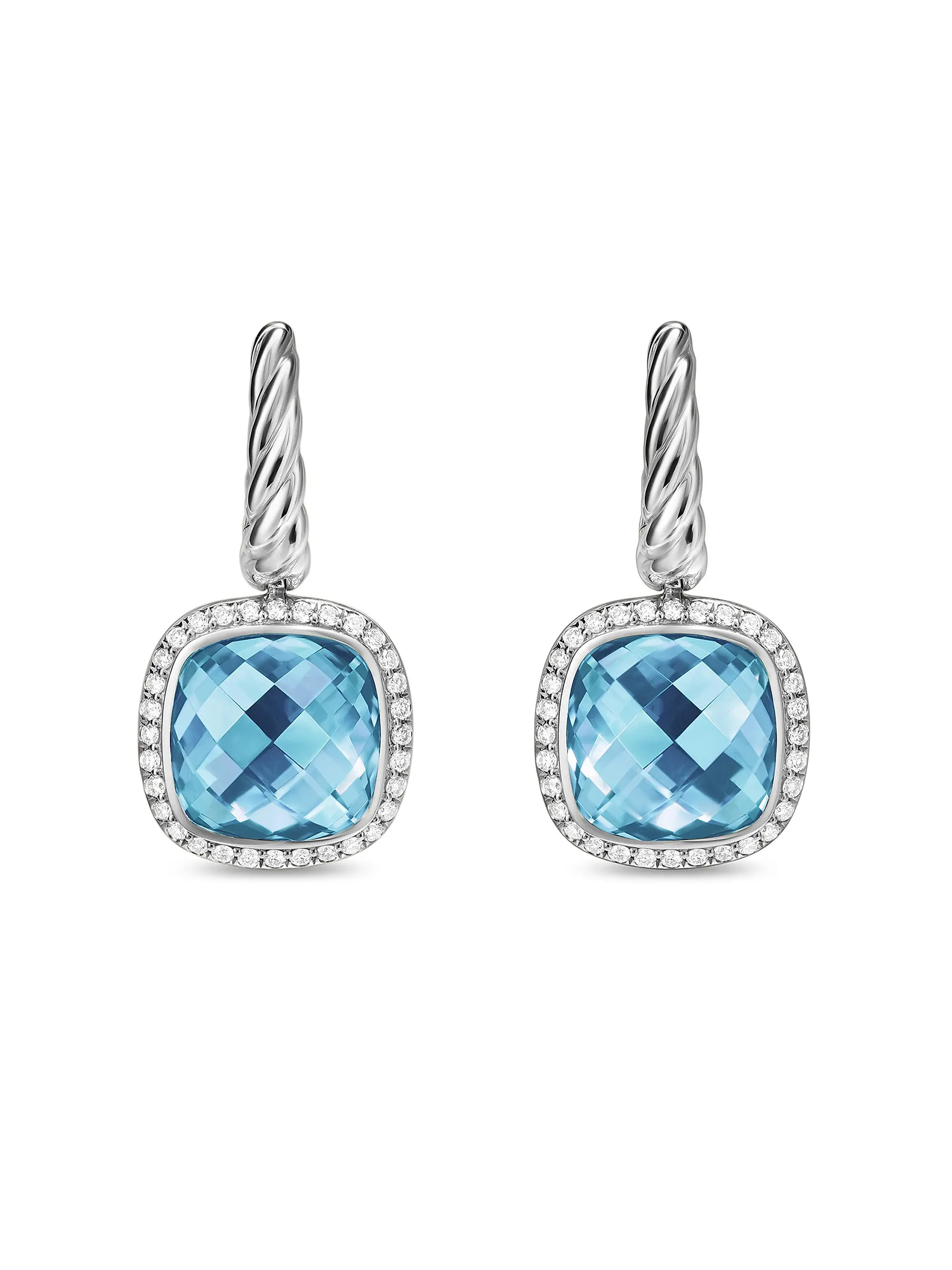 David Yurman Albion Drop Earrings in Sterling Silver | Saks Fifth Avenue | Saks Fifth Avenue
