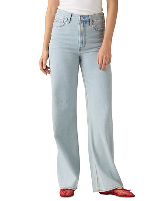 Premium Women's Ribcage Wide-Leg Jeans | Macy's