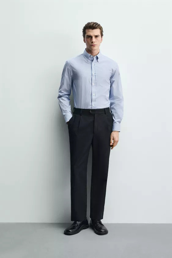 REGULAR FIT COTTON SHIRT | Zara UK