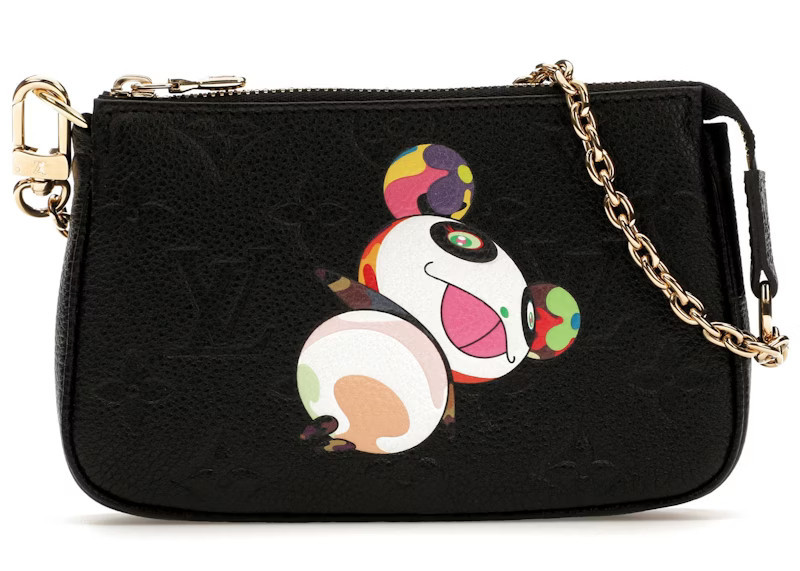 Women's Louis Vuitton x Takashi Murakami Mini Pochette Accessoires in Black | StockX