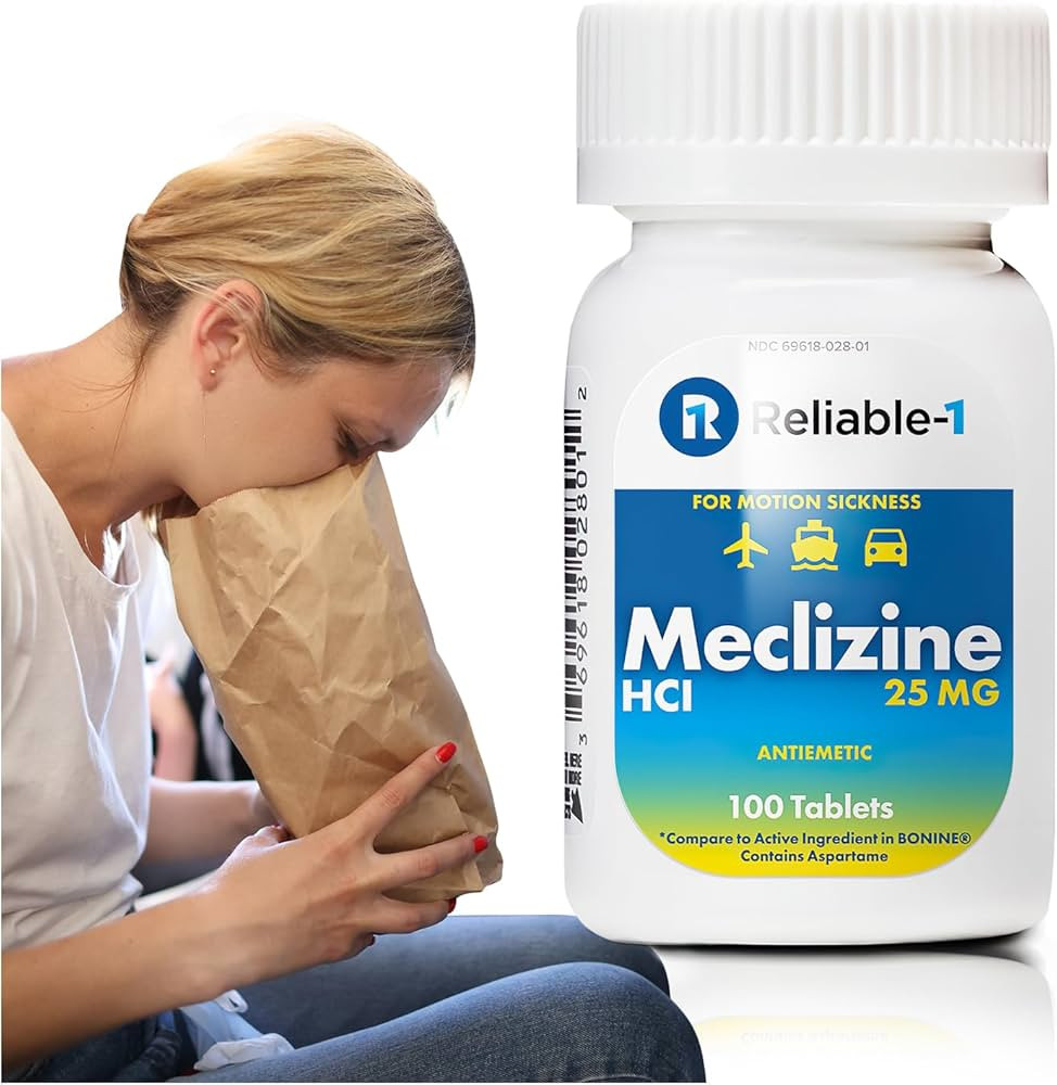 Reliable-1 Laboratories Meclizine HCL 25mg 100 Tablets (1 Bottle) | Amazon (US)