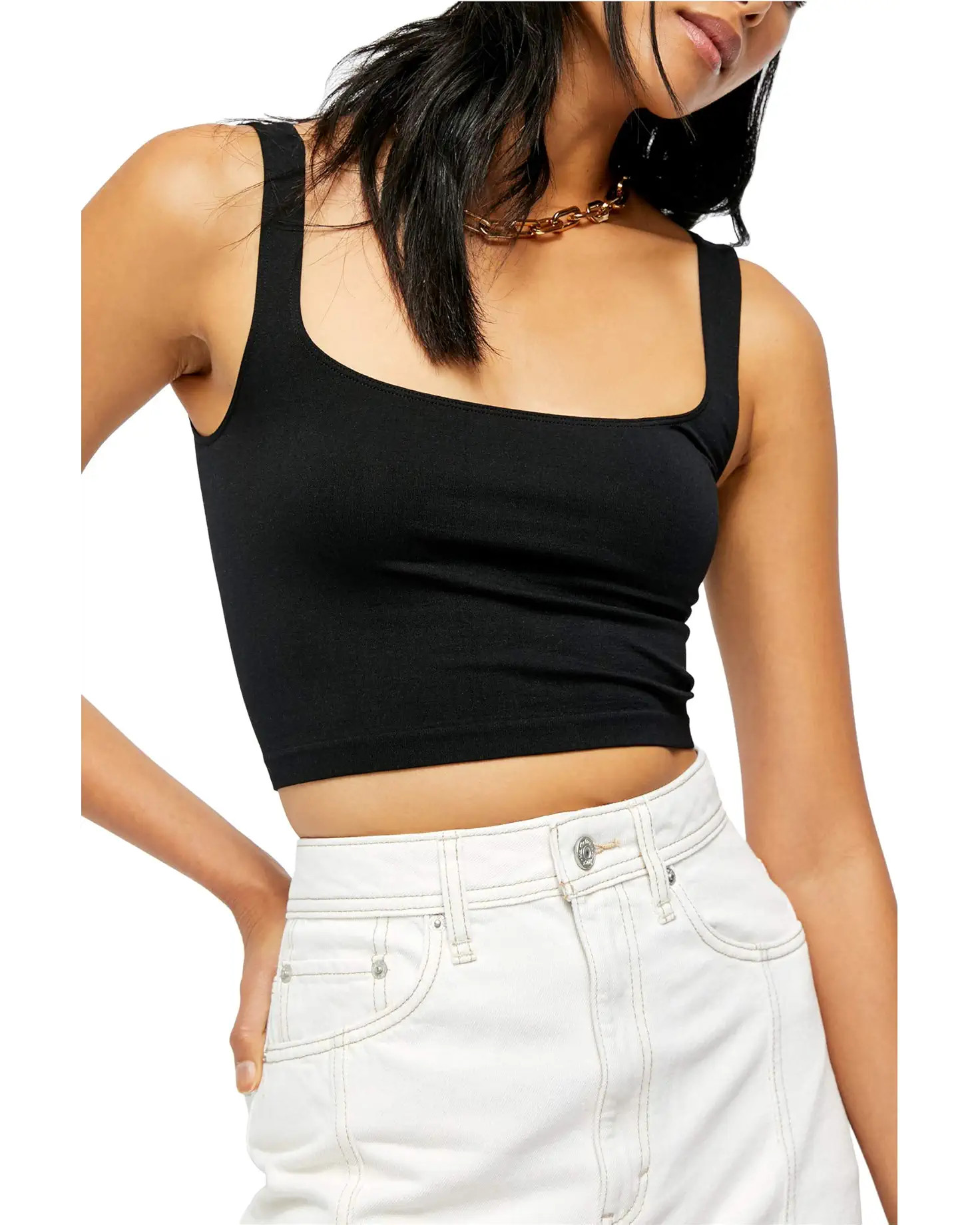 Women's Free People Scoop Neck Crop | Zappos