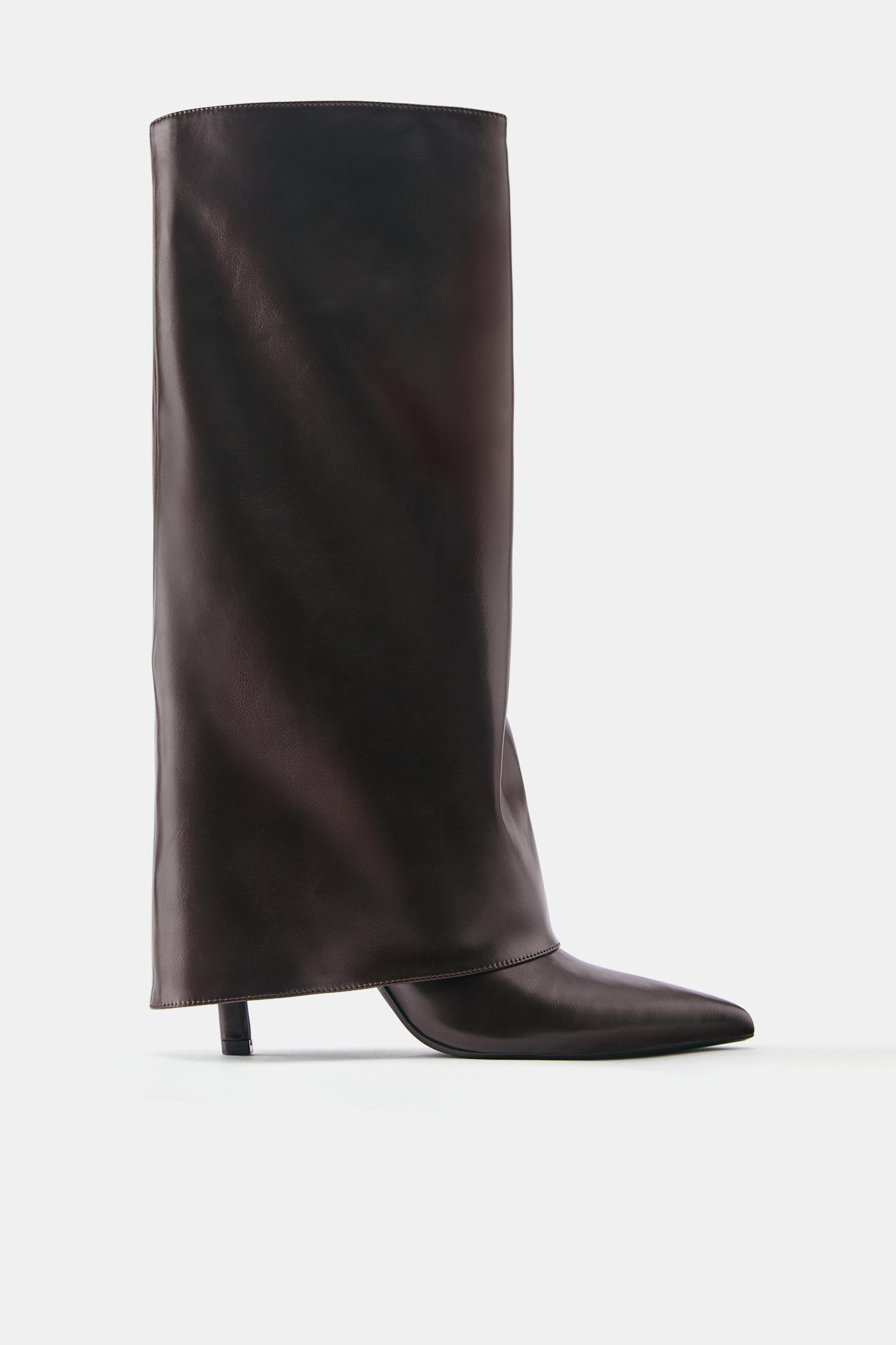 Heeled footed leggings boots | Pull&Bear United Kingdom | PULL and BEAR UK