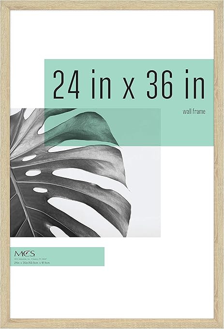 MCS Studio Gallery Frame, Natural Woodgrain, 24 x 36 in, Single | Amazon (US)