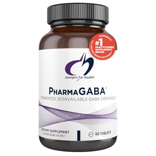 Designs for Health Chewable GABA - 200mg PharmaGABA Chewables, Fermented + Bioavailable GABA Supp... | Amazon (US)