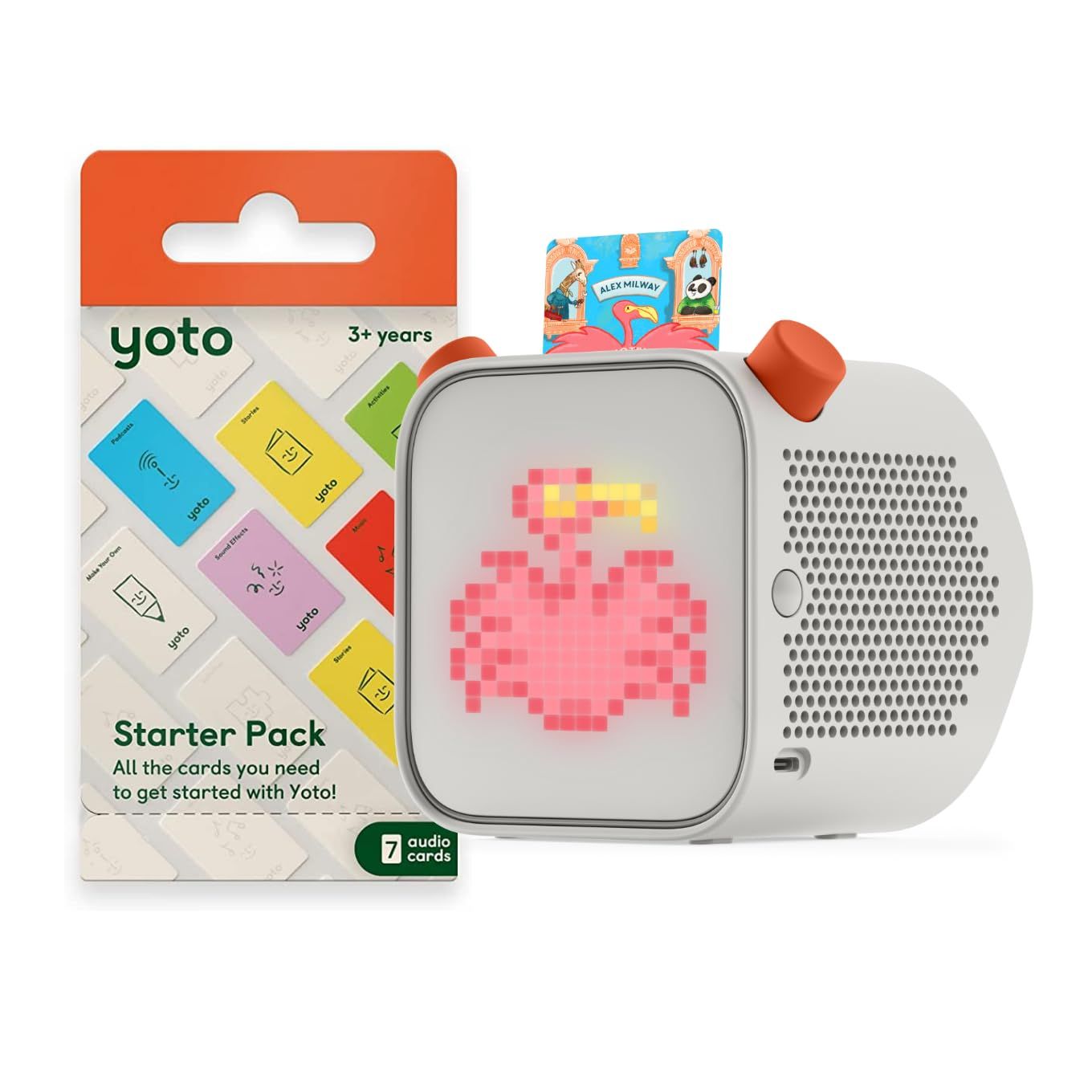 Yoto Player (3rd Gen.) + Starter Pack Bundle - Kids Bluetooth Audio Speaker, All-in-1 Device Plays S | Amazon (US)
