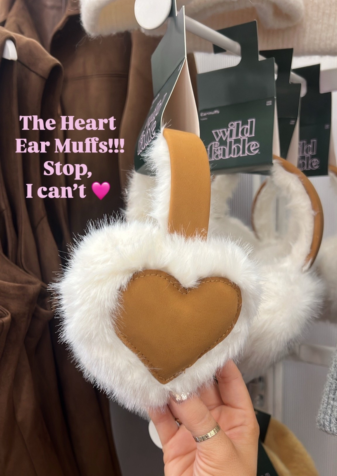 Heart ear muffs! Stocking stuffer gift / target fashion finds / cold winter accessories 

#LTKGiftGuide #LTKCyberWeek #LTKHoliday
