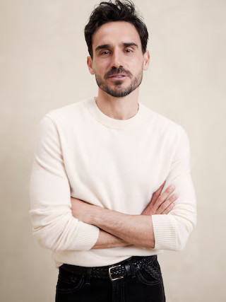 Cashmere Crew-Neck Sweater | Banana Republic (US)