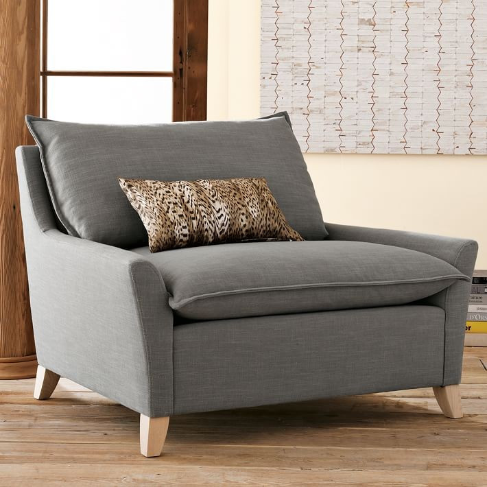 Bliss Down-Filled Chair-and-a-Half | West Elm (US)