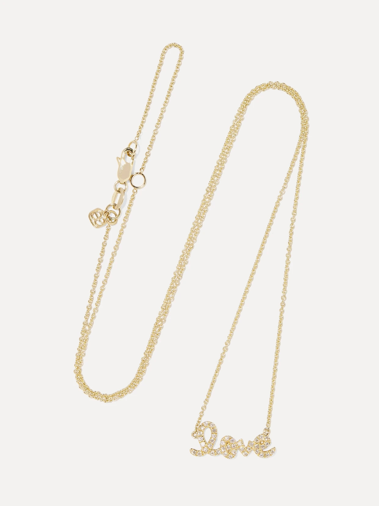 Sydney Evan - Love 14-karat Gold Diamond Necklace - One size | NET-A-PORTER (US)