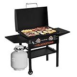 Blackstone 1883 Gas Hood & Side Shelves Heavy Duty Flat Top Griddle Grill Station for Kitchen, Ca... | Amazon (US)