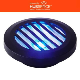 Hampton Bay Low Voltage Black Hardwired Color Changing Integrated LED Weather Resistant InGround ... | The Home Depot