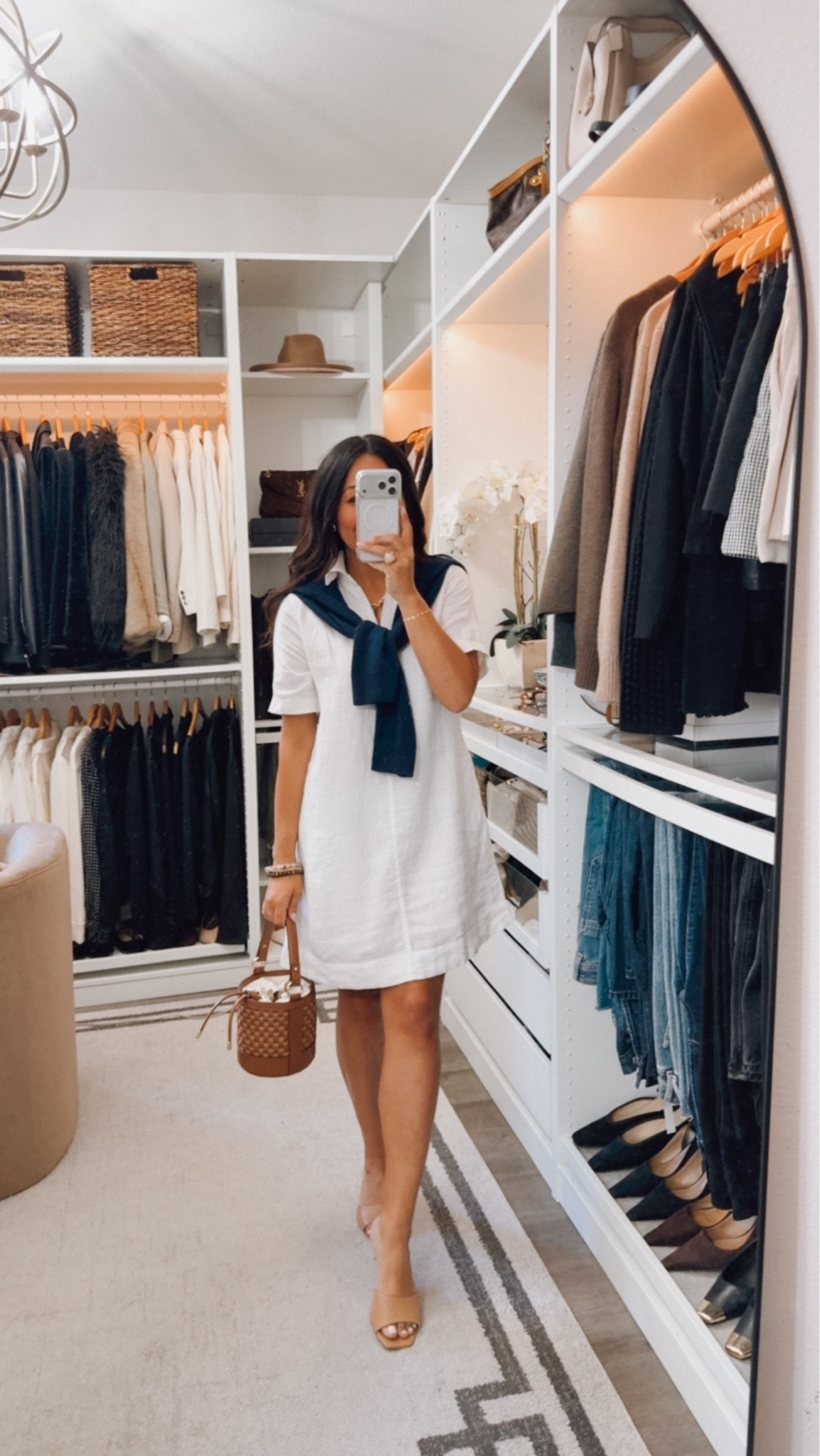 Linen popover dress - easy to throw for casual days 
I sized down one to an xs

#LTKootd #LTKSeasonal #LTKOver40