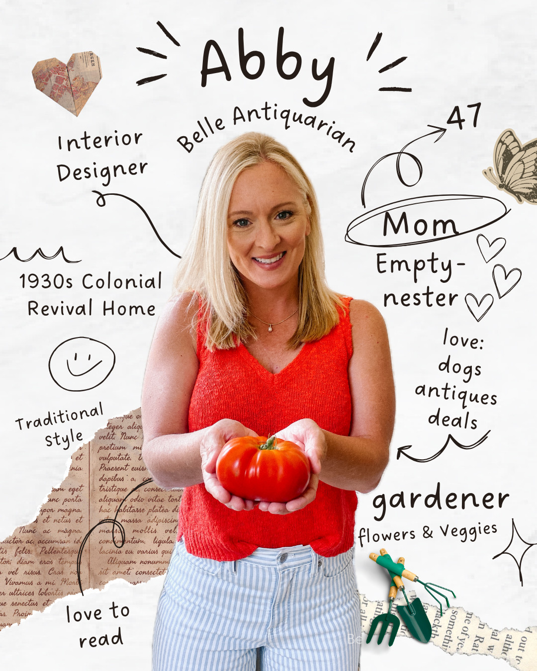 Hi, I’m Abby! I’m the creator behind Belle Antiquarian, where I share timeless inspiration for your home and lifestyle. I live in a 1930s Colonial Revival home, and you’ll often find me in the garden growing flowers and veggies, or hunting for antiques and unique finds. I’m a mom, an empty-nester, and a dog lover who enjoys blending traditional style with affordable pieces that feel collected and classic.

Here you’ll see content about vintage-inspired home décor, gardening, seasonal styling, and everyday ideas that make a house feel like home. My personal style leans traditional and timeless, with an appreciation for quality, patina, and stories behind the pieces we live with.

If you love antiques, curated décor, or just want inspiration for creating a beautiful home, you’re in the right place.

🌿 Follow along for antique styling ideas, home decorating tips, seasonal inspiration, and timeless pieces you can shop directly through my LTK. 

 #LTKOver40 #LTKHome #LTKFindsUnder100