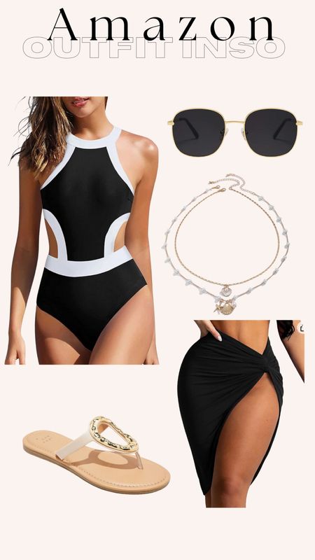 Amazon one piece swimsuit 

Wearing a size medium 

Mom approved swimsuit 
Cut out swimsuit 
Amazon swimsuit

Swimsuit coverup
Charm bracelet 
Charm necklace
Amazon accessories 
Vacation outfit 
Summer outfit 

#LTKStyleTip #LTKFindsUnder50 #LTKSwim