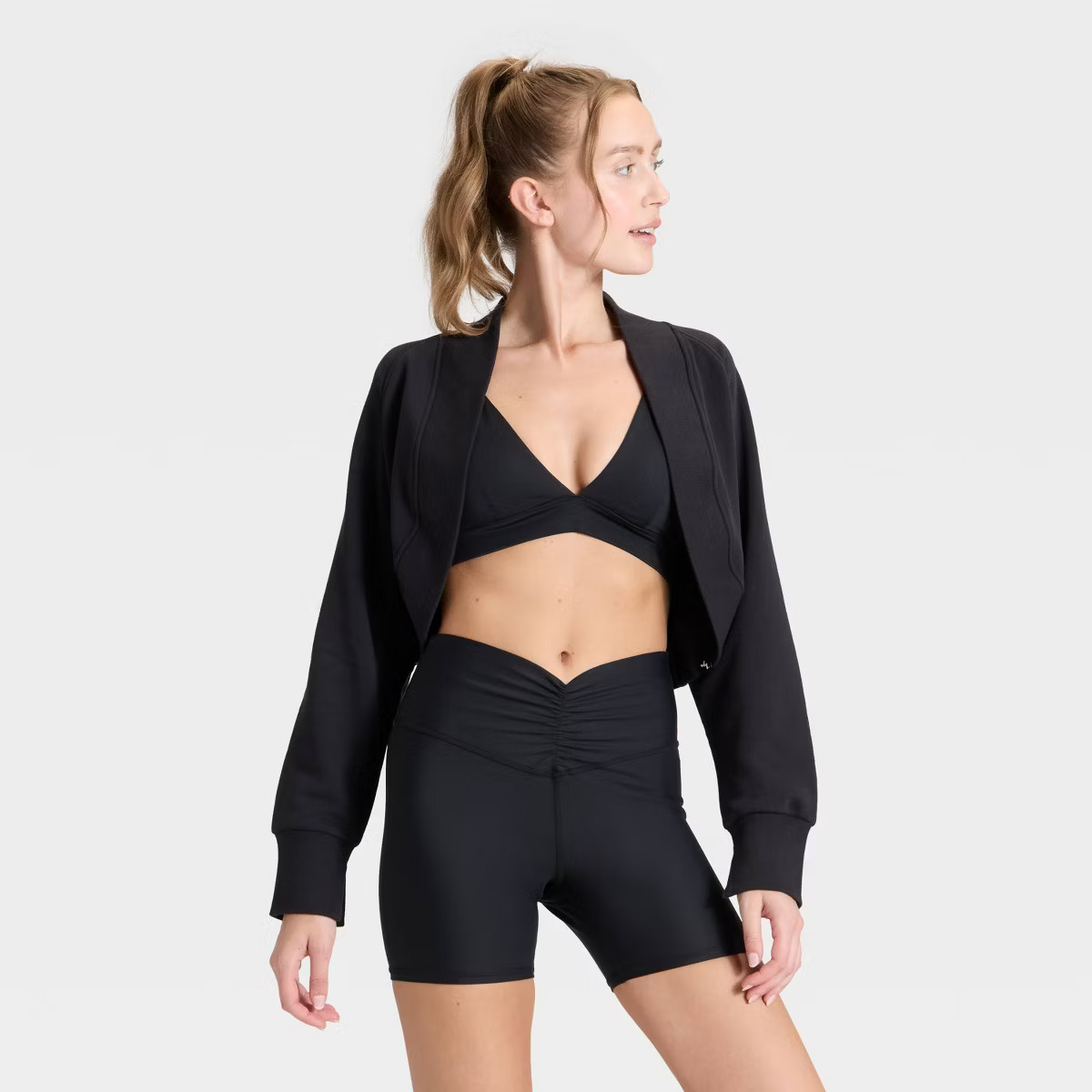 Women's French Terry Shrug - JoyLab™ | Target