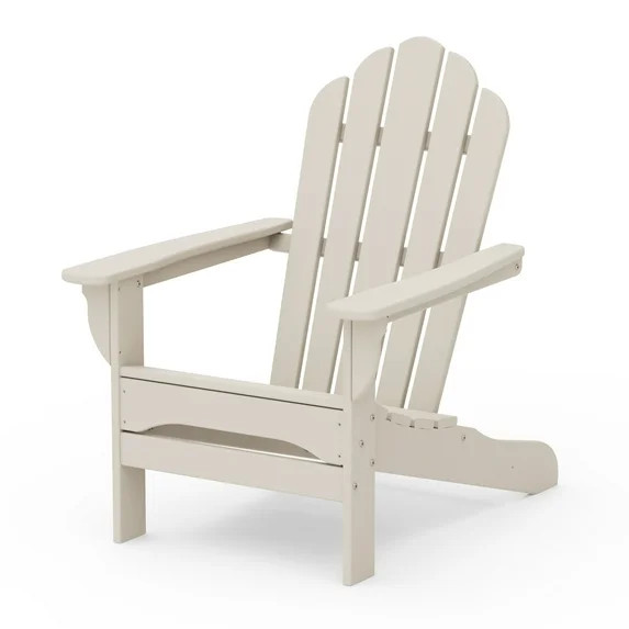 Better Homes & Gardens by POLYWOOD Southlake Outdoor Flowerback HDPE Adirondack Chair, Patio Seat... | Walmart (US)