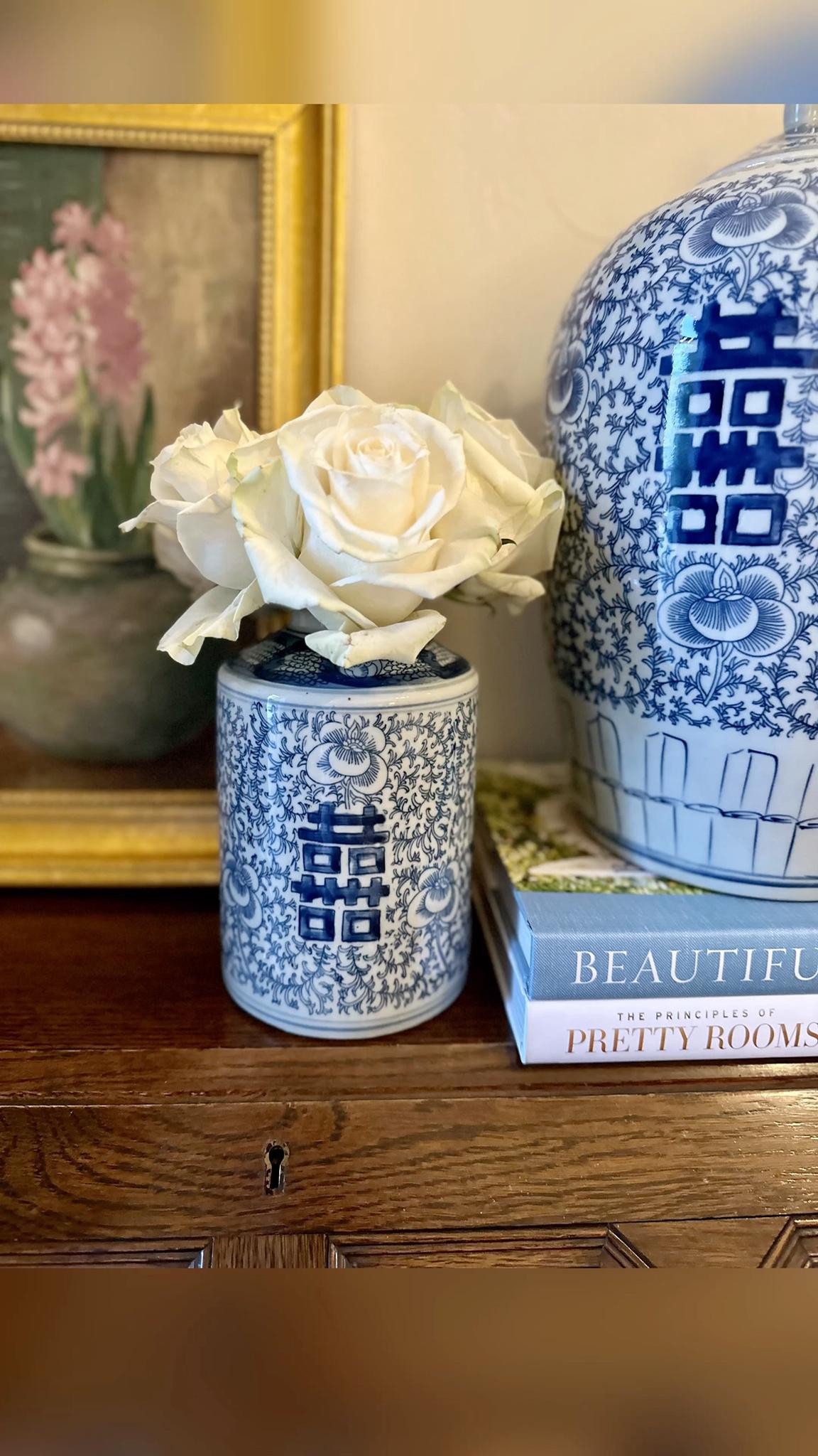 Blue and white is always right! Here are some views from our home and some of my favorite blue and white pieces. Living room. Chinoiserie. Curtains. Shelves. Traditional home.

#LTKVideo #LTKHome #LTKStyleTip