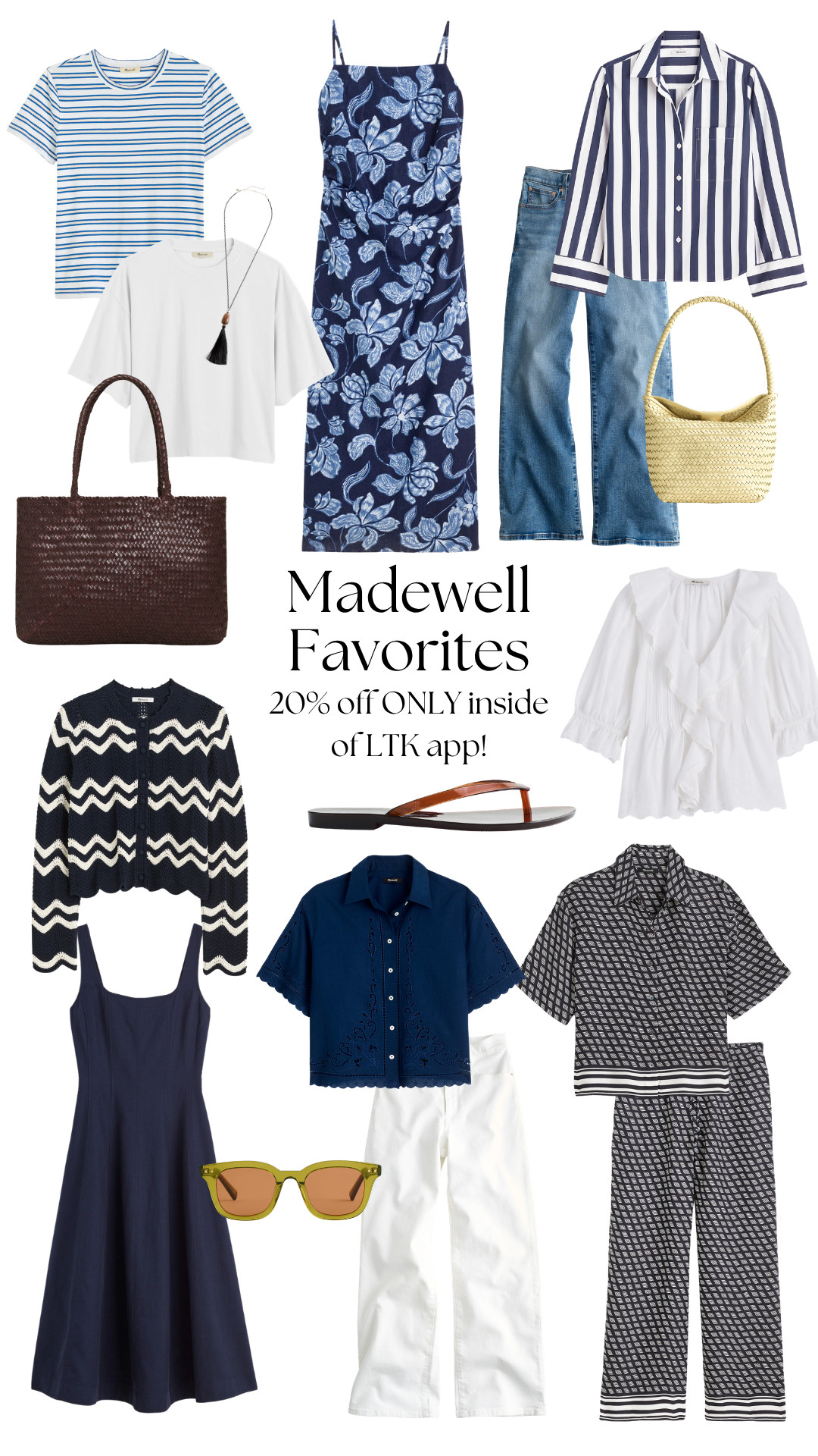 Madewell Favorites at 20% off! Only in the LTK app. 

Fit tts. I'm wearing XS jeans and size 26. 
Stripe t is more fitted- go up a size if you want a looser fit.

Fun pants, I'm wearing a size small for a drapy look. The dress is size 2.

Summer outfits summer looks style over 40! Petite style

@Madewell

#LTKxMadewell #LTKSeasonal #LTKOver40