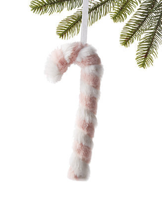 Holiday Lane Sugar Plum Pink & White Candy Cane Ornament, Exclusively at Macy's - Macy's | Macy's