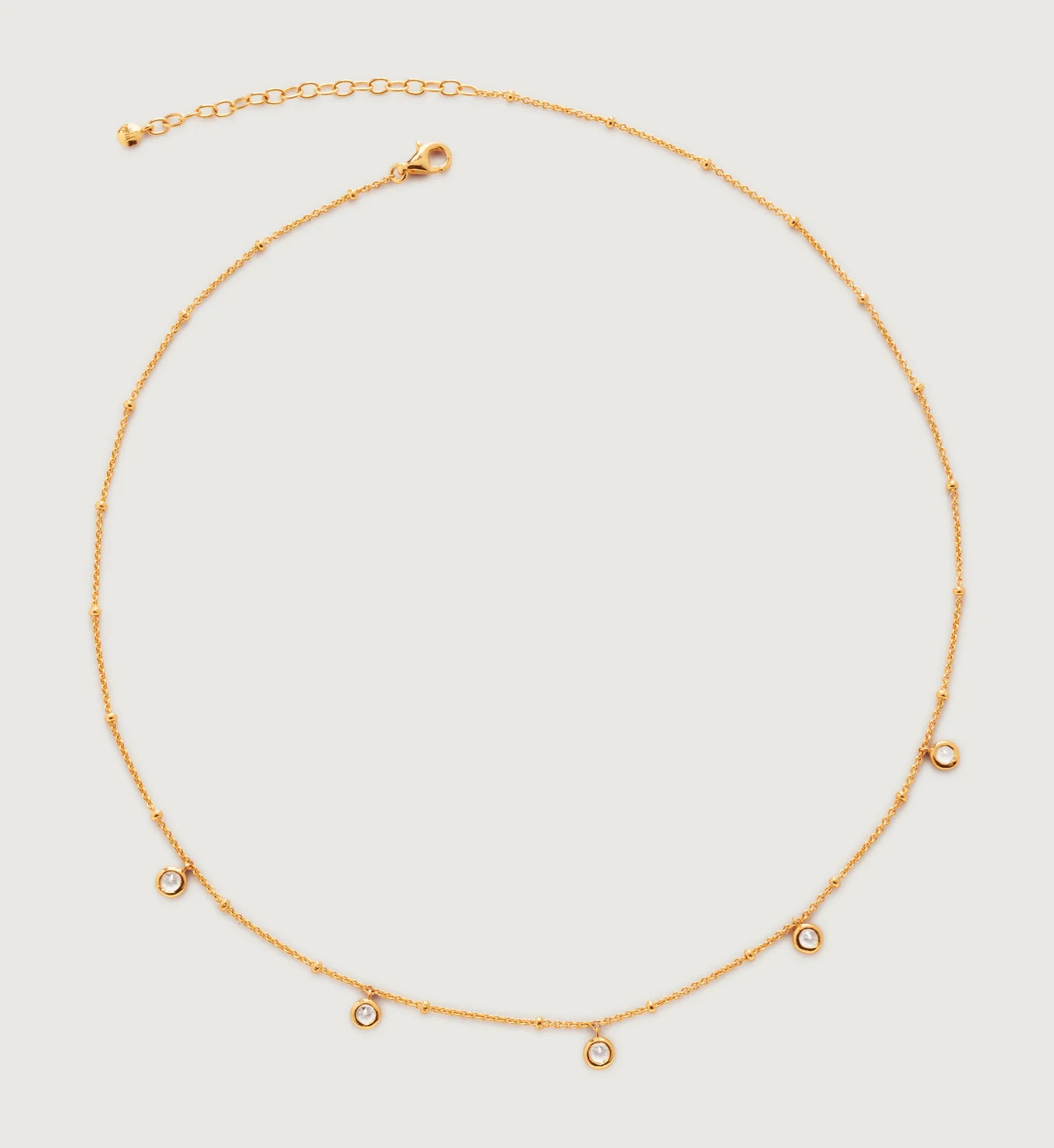 Mini Gem Choker Necklace 38-43cm/15-17" | Monica Vinader (Global)