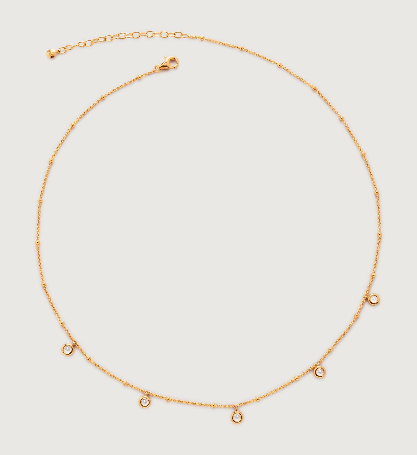 Mini Gem Choker Necklace 38-43cm/15-17" | Monica Vinader (Global)