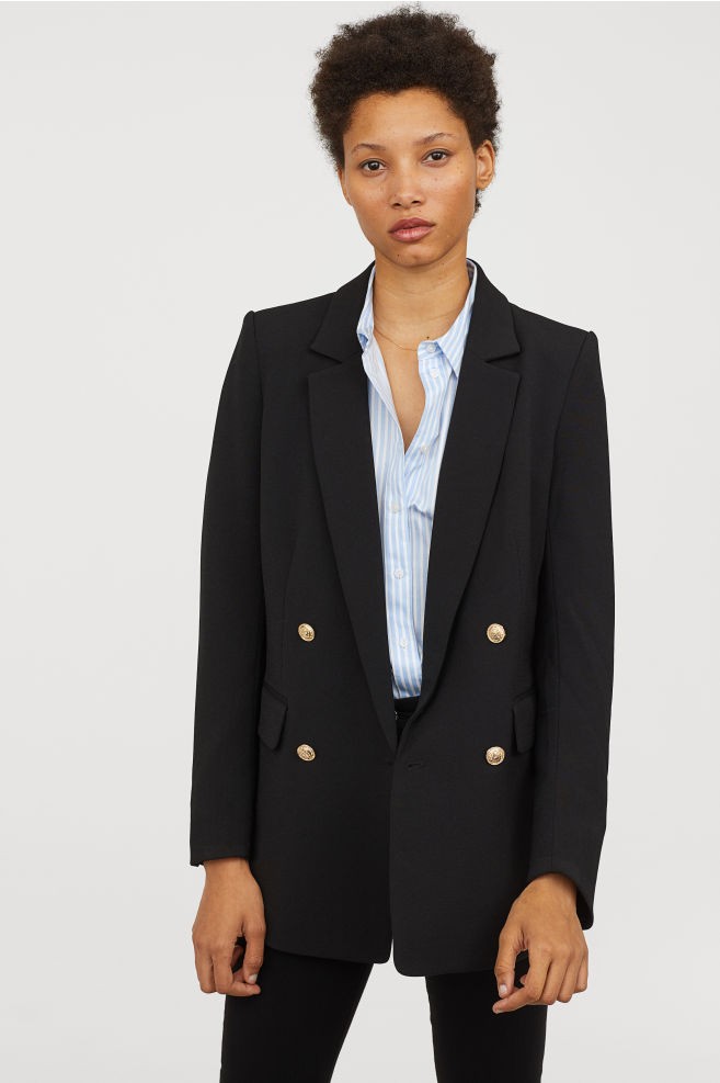 Double-breasted jacket | H&M (UK, MY, IN, SG, PH, TW, HK)