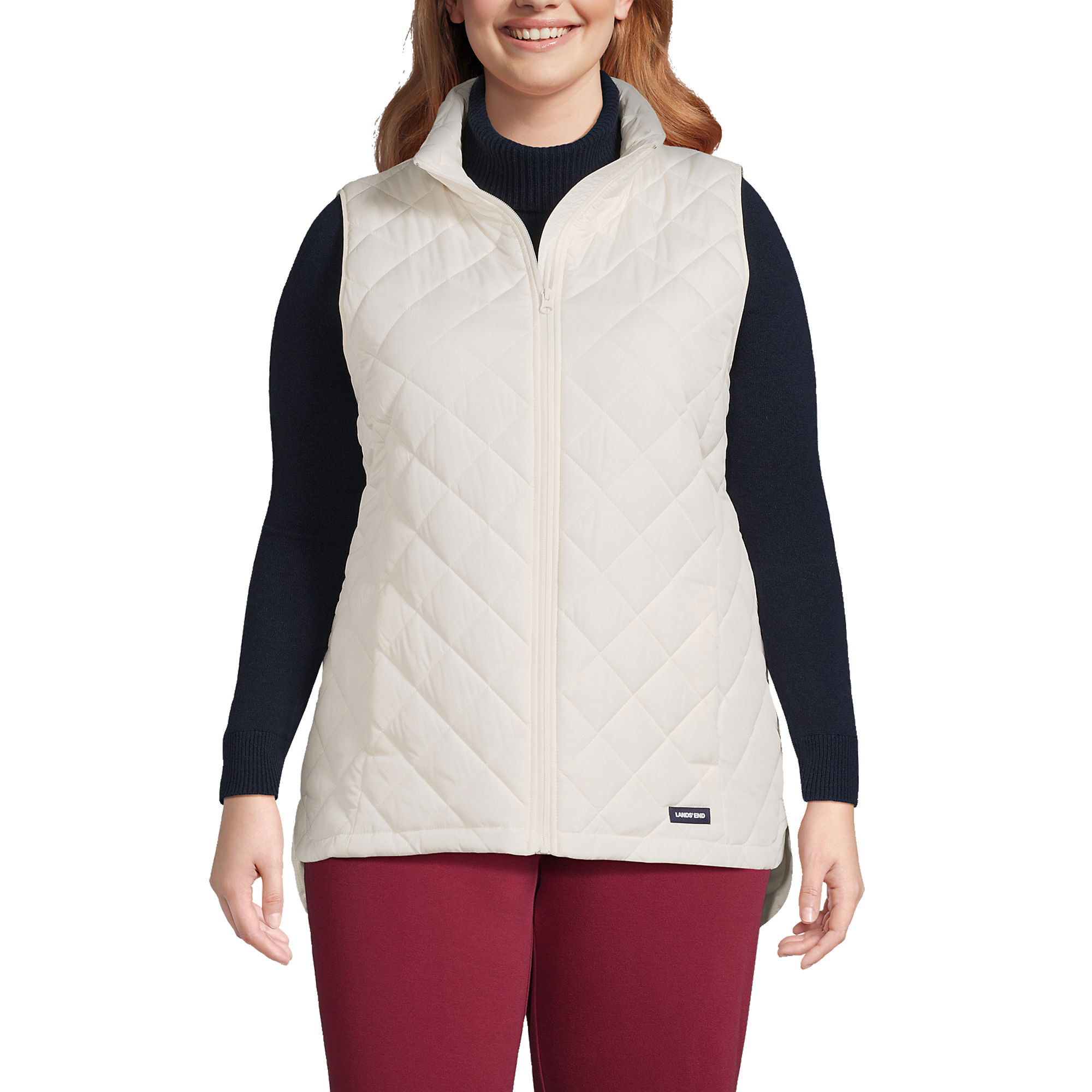 Women's Plus Size FeatherFree Insulated Vest | Lands' End (US)
