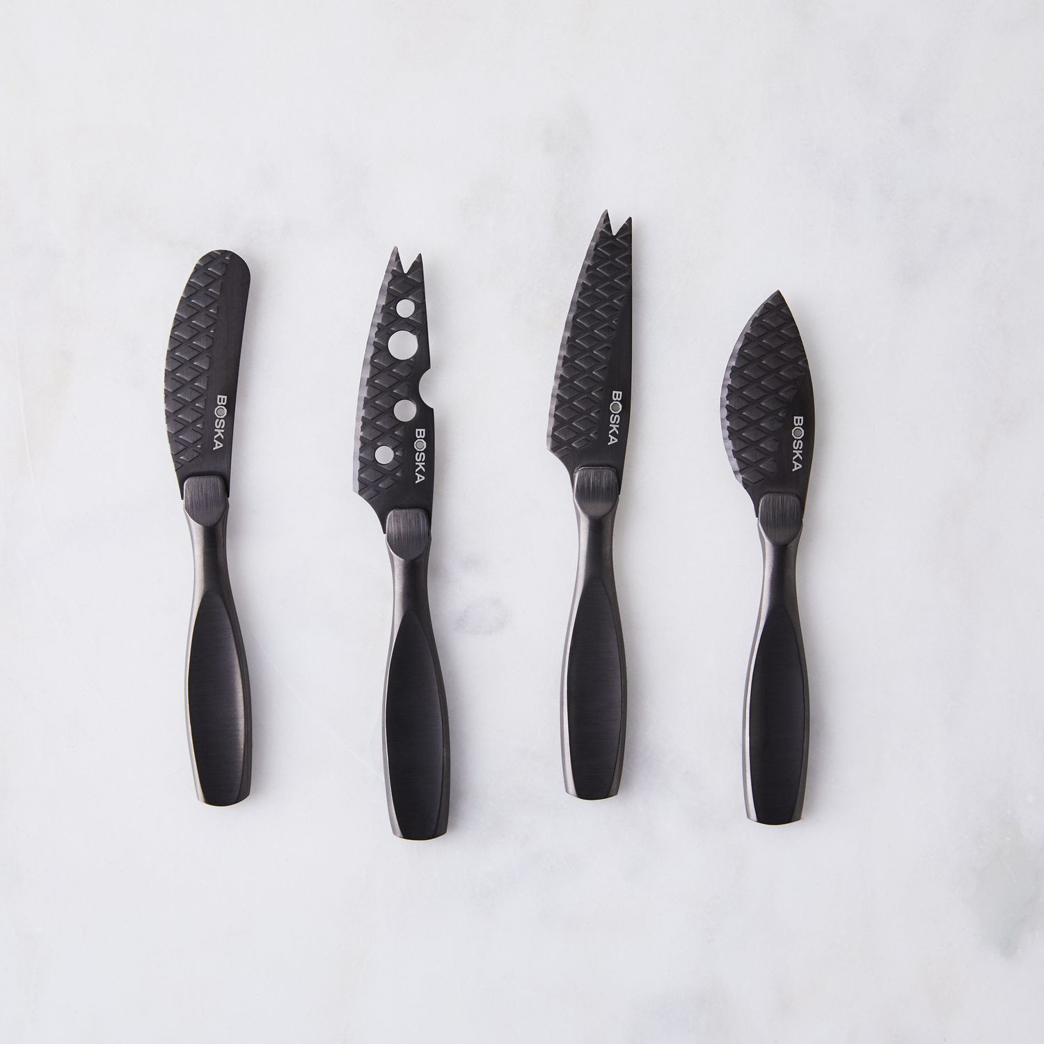 Matte Black Cheese Knife Set (4-Piece) | Food52