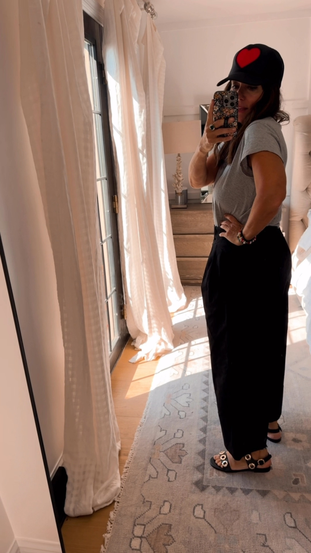 Major sale in these beautiful cotton pleated wide leg pants! Perfect for work. Size down in this brand ae77 
@larroude Milan sandals I wear on repeat 
Live my aviator trucker hat 

#LTKSaleAlert #LTKWorkwear #LTKFindsUnder50