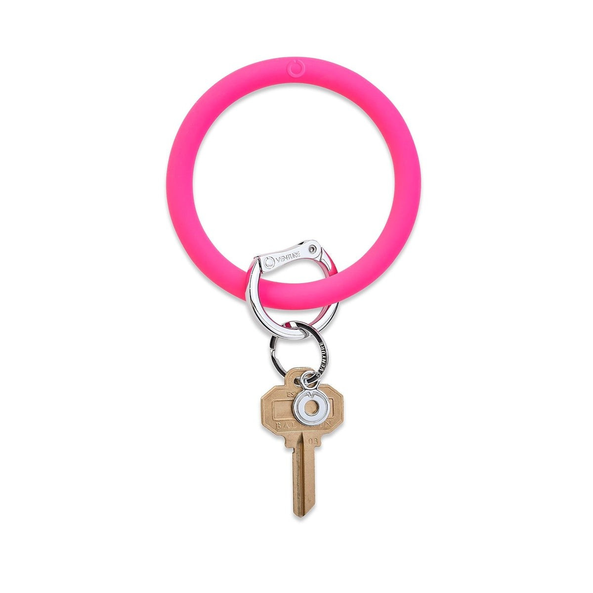 Tickled Pink - Silicone Big O® Key Ring | Oventure