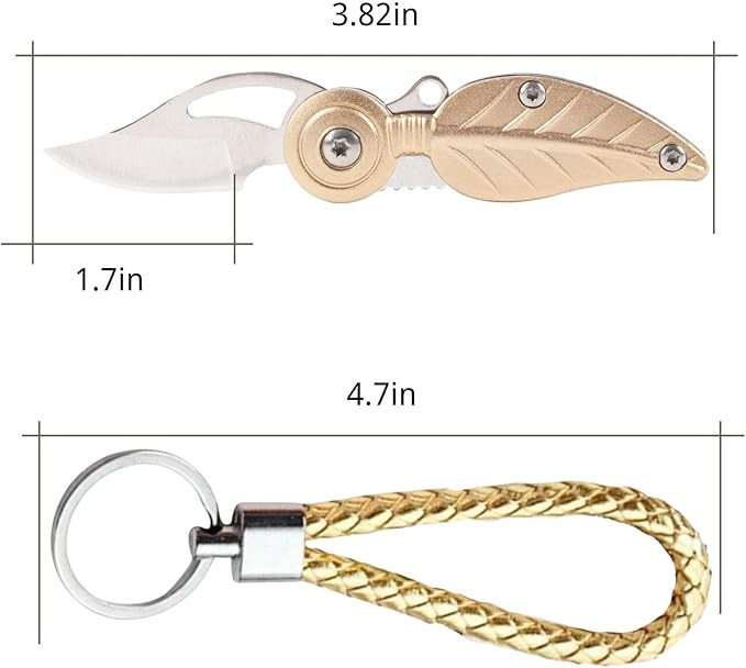 Pocket Knife for Women with Chain,Pocket Knives & Folding Knives,Small Mini Pocket Knife,Cool Kni... | Amazon (US)