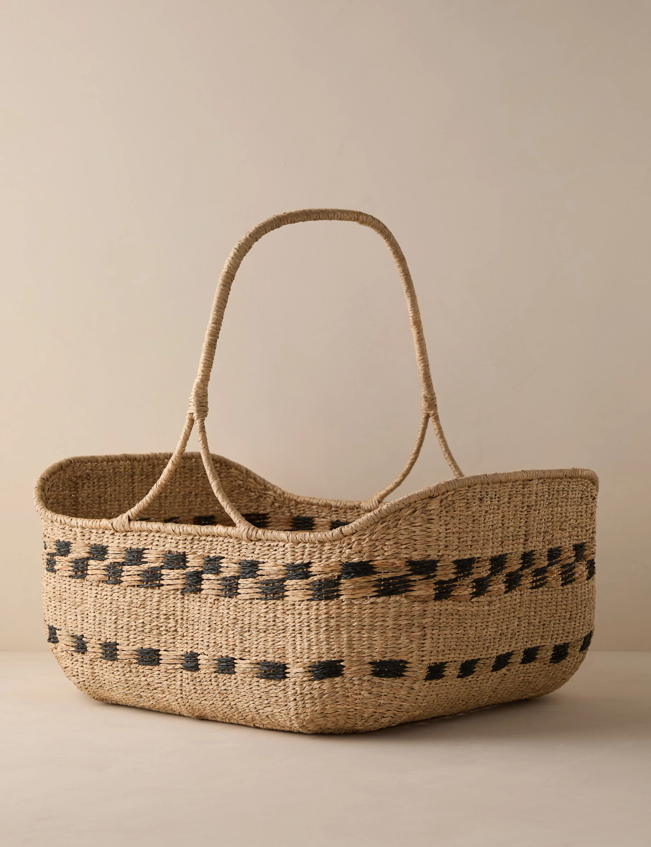 Kemble Woven Handled Basket | Lulu and Georgia 