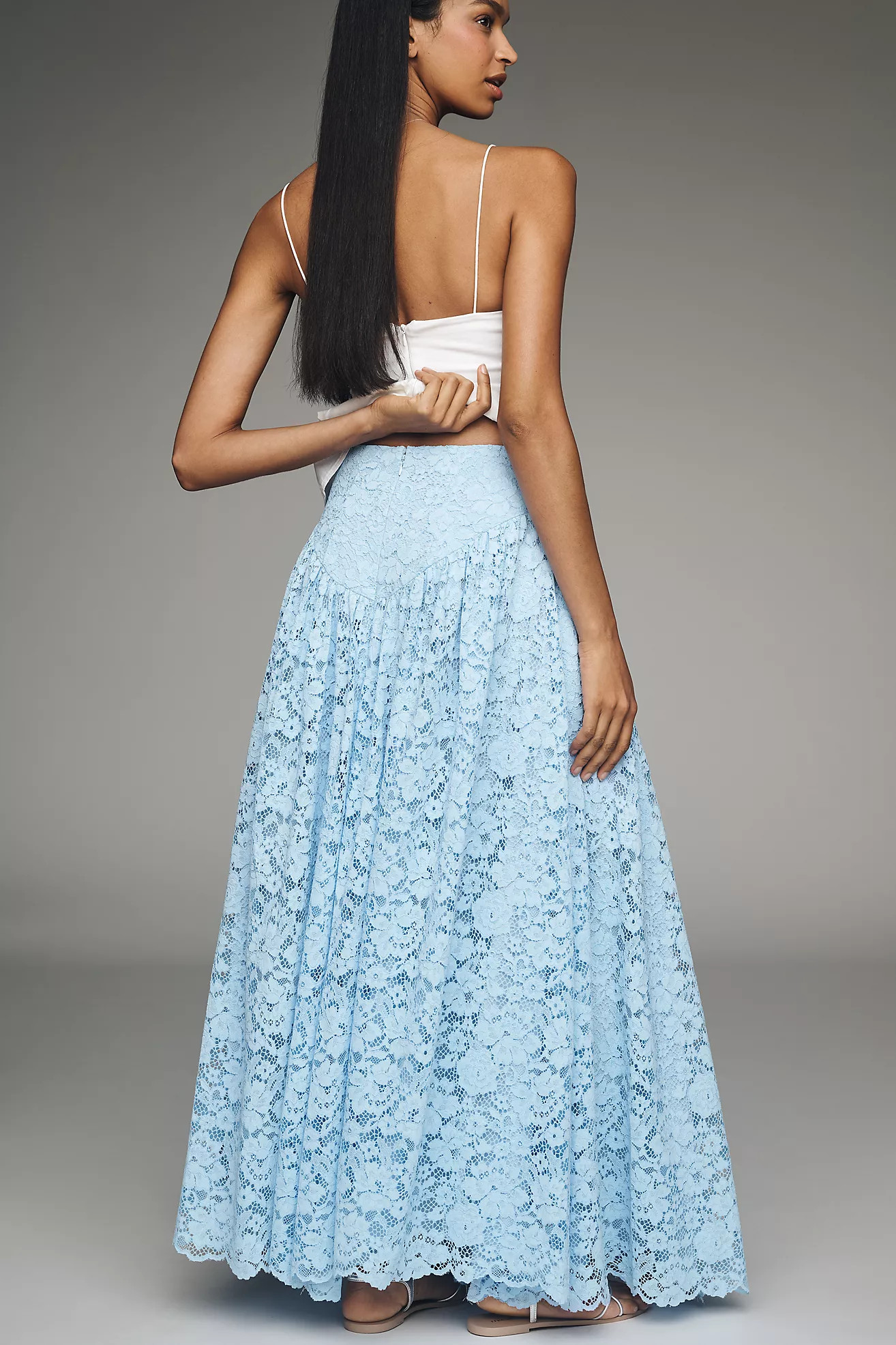 Jacie Lace Maxi Skirt by Maeve | Anthropologie (US)