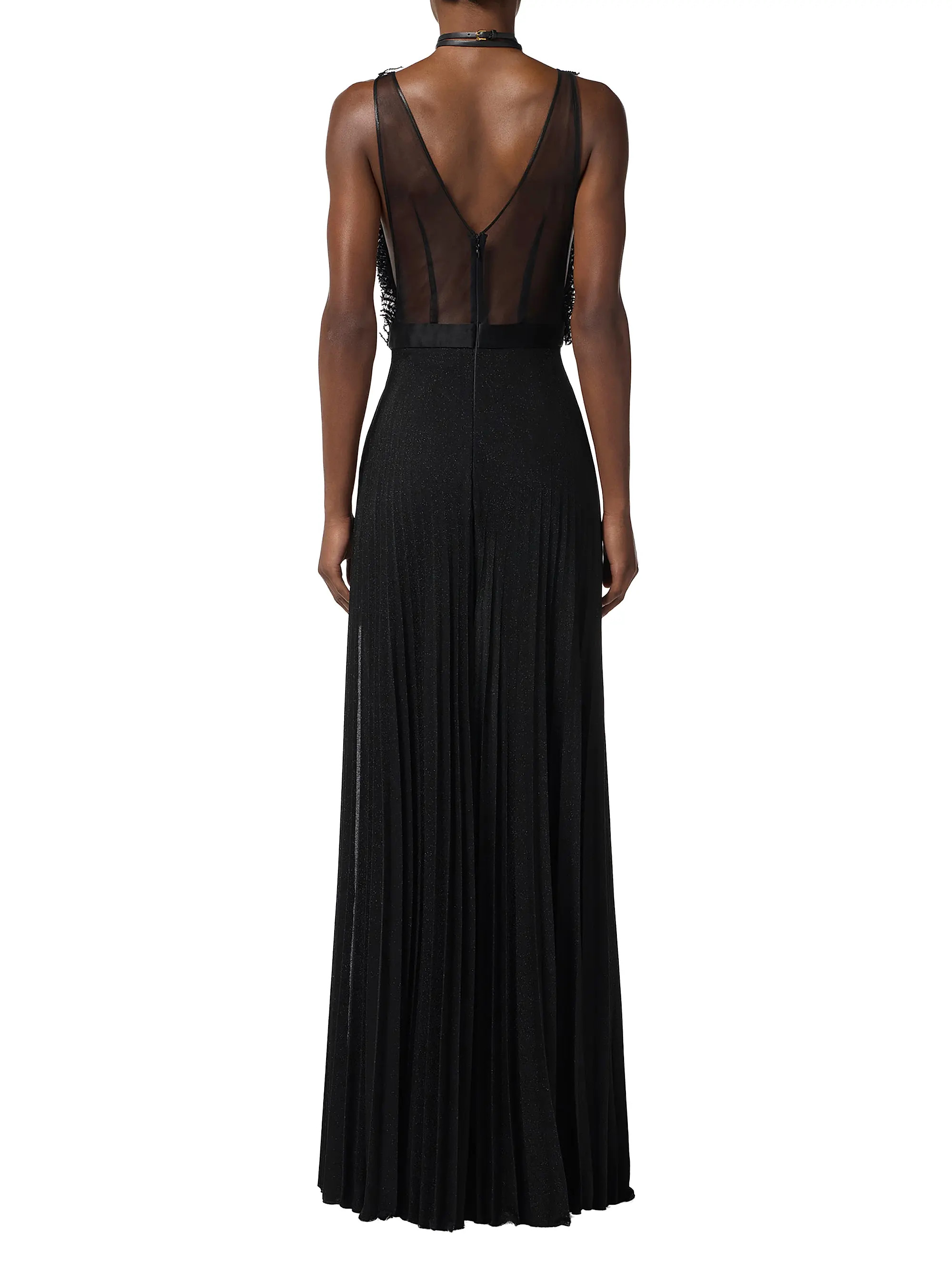 Ruffled Metallic Tulle Gown | Saks Fifth Avenue